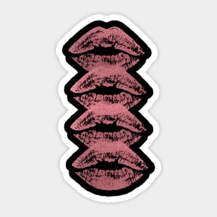 Sexy Lips Kiss Pattern Sticker